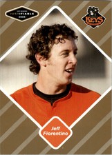 2005 Justifiable Gold #27 Jeff Fiorentino /100