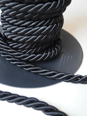  SILKY CORD TWISTED ROPE TRIM BRAID FURNISHING PIPING CUSHIONS UPHOLSTERY 5 MM - Image 1 of 4