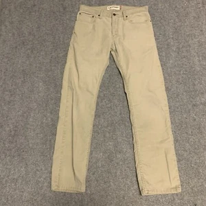 Levis Pants Mens 33x32 514 Straight Fit Corduroy Chinos Preppy Casual - Picture 1 of 7