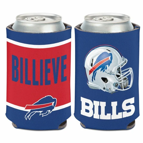 BUFFALO BILLS 2 SIDED SOFT FOAM CAN BOTTLE COOZIE COOLER KOOZIE LICENSED Cover