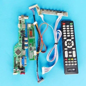 Fit B154EW01 V4/V8/V9 1280x800 30P LVDS 1-CCFL USB AV VGA HDMI Controller Board - Bild 1 von 9