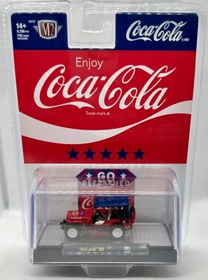 M2 Machines Coca Cola  1944 Jeep MB A31 1:64 Limited Edition 9250 - Image 1 of 4