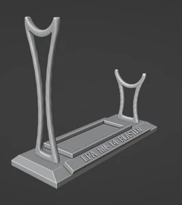 Custom 3D Printed LPA NN-14 Rey's Blaster Stand 1:1 (Painted) - Picture 1 of 3