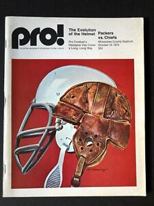 NFL Pro Magazine Green Bay Packers vs Kansas City Chiefs October 14, 1973
