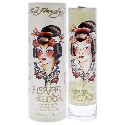 Christian Audigier Ed Hardy Love & Luck 女士 - 3.4 盎司淡香水喷雾 — 第 1/4 张图片