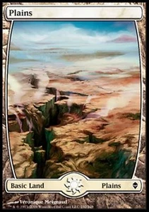 *MRM* FR/ENG Plaine - Plains Textless Version 6 MTG Zendikar - Picture 1 of 1