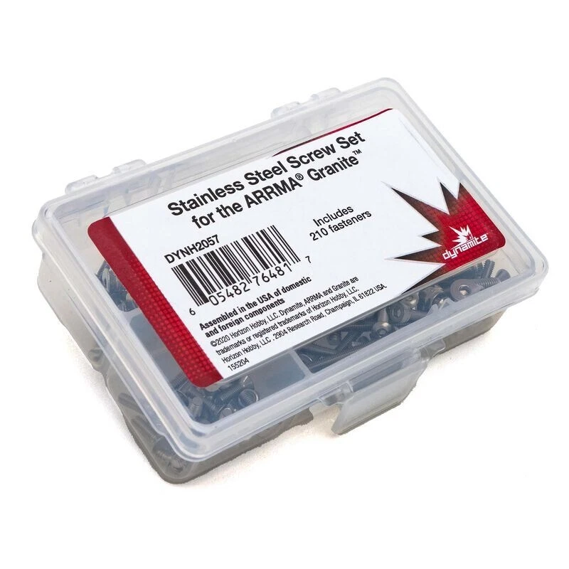 Dynamite DYNH2057 Stainless Steel Screw Set For ARRMA GRANITE - Image 1 of 4