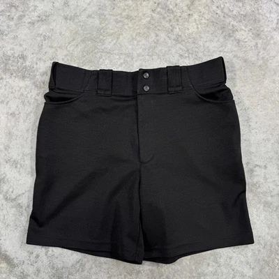 Honig's Shorts Mens Large Black Polyester Referee Uniform Made USA Whistle Stop - Image 1 of 4