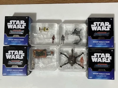 STAR WARS Micro Galaxy Serie 10 Común 4 Set - Scout, Crosshair, Spider, Ahsoka Foto 1 de 2
