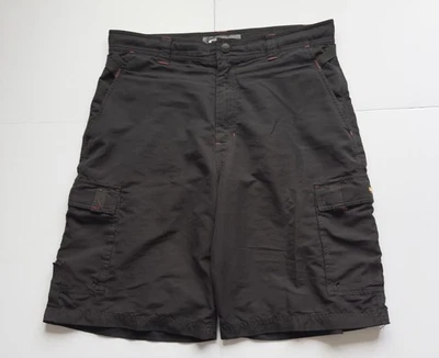 Vtg Y2K Oakley Software Men's Cargo Shorts Size 34 Baggy Tactical Utility Black - Image 1 of 4