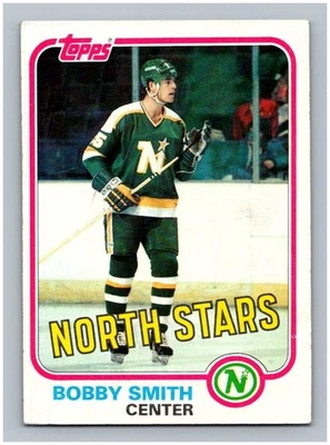 1981-82 Topps Bobby Smith #37 Minnesota North Stars NHL Ice Hockey VINTAGE Card - Image 1 of 3