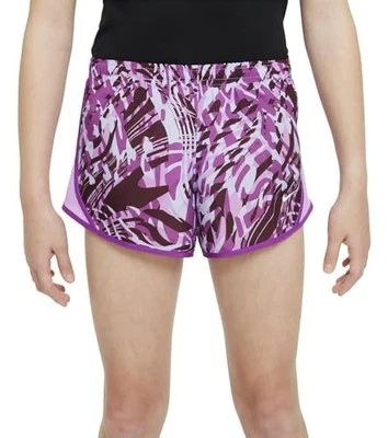 Nike Big Girls' (7-16) Dri-Fit Tempo Running Shorts Purple L - Image 1 of 4