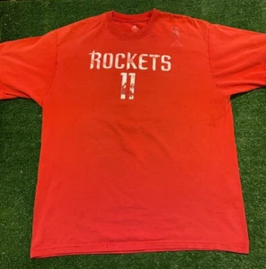 Retro Y2K adidas Houston Rockets Yao Ming #11 jersey t-shirt XL NBA basketball - Picture 1 of 8