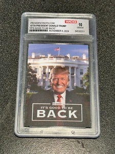 Donald Trump 47th President (ITS GOOD TO BE BACK) Trading Card - GEM MINT 10 - Bild 1 von 2