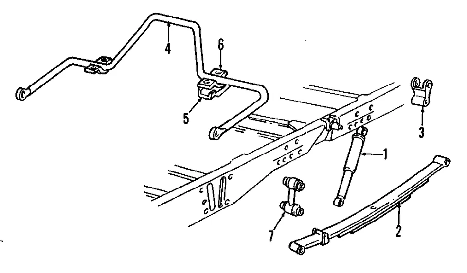 Pendelstütze GM NOS #15722338 Chevrolet C-1500,K-1500 Suburban, GMC Suburban Foto 1 de 1