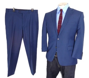 Men's Blue Suit Ralph Lauren Natural Stretch Classic Fit Wool US Size 42R - Picture 1 of 19