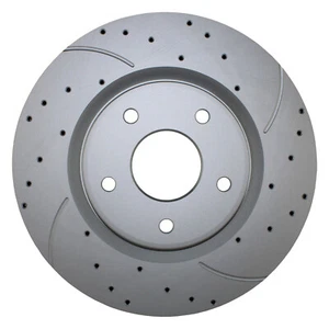 Bison Performance Front Coat Drilled 330mm Brake Disc for Chrysler Dodge Ram VW - Picture 1 of 5