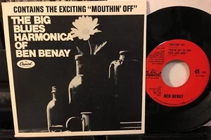 promo 7" EP THE BIG BLUES HARMONICA of BEN BENAY w/ Mouthin Off PRO 4047/8 EX/EX - Picture 1 of 3