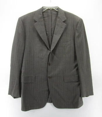 Sartoria Partenopea Sport Coat Men 44 Gray Striped Napoli Blazer Wool Jacket * - Image 1 of 4