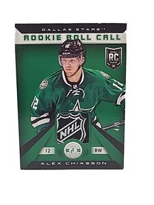 Alex Chiasson 2013-14 Panini Totally Certified Rookie Roll Call Jersey Green NHL