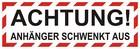 KFZ LKW AUFKLEBER HINWEIS SCHILDER KRAFTFAHRZEUGE ANHÄNGER TRUCK ETIKETTEN LABEL