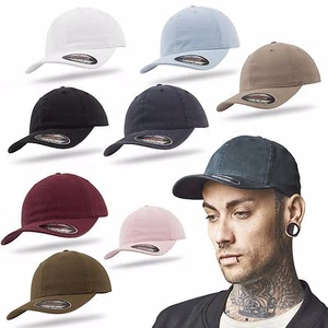 Flexfit Cap Garmet Washed Cotton Dad Hat Vintage Look Low Profile Unisex 6997