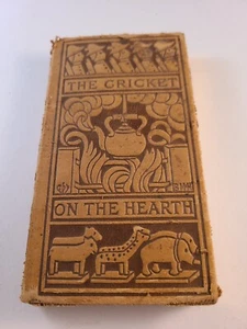 Antique 1901 The Cricket On The Hearth Dickens Leather Bound Noah’s Ark - Picture 1 of 8