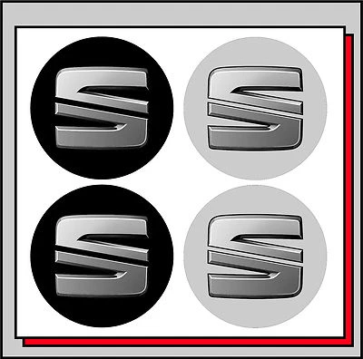 adesivi Tipo SEAT new per cerchi auto 4 PEZZI - Immagine 1 di 3