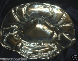 MARIPOSA BRILLANTE 1999 MEXICO ALUMINIO PLATO TAZÓN 12 1/4" CANGREJO - Imagen 1 de 8