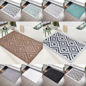 Super Soft Bath Mat Non Slip Bath Mat Washable Toilet Rug Extra Large Door Mat - Picture 1 of 55