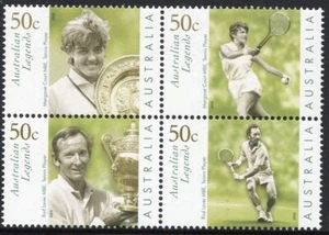 Australian Legends 2003 bloque de 4 como nuevo nunca bisagras, limpio y fresco - Imagen 1 de 1