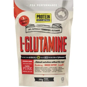 Protein Supplies Australia L-Glutamine 100% Pure Powder 200g - Picture 1 of 2