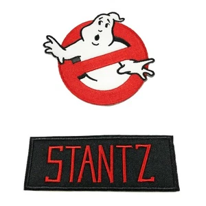 "ERWACHSENE Aufbügeln maßgeschneiderter Ghostbusters Namensschild 4" Aufnäher - ""STANTZ" - Bild 1 von 9