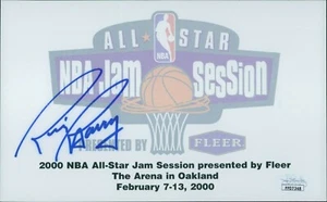 Rick Barry Signed 5x8 2000 NBA All-Star Autograph Card JSA Authenticated - Picture 1 of 2