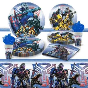 Transformers Tableware Party Supplies Kids Birthday Decoration - Picture 1 of 29