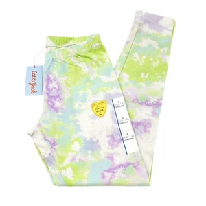 Cat & Jack Girls Size L 10/12 Pull-On Legging Cool Tie Dye - Picture 1 of 9