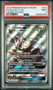 PSA 9 - Silvally GX 227/236 Sun & Moon Cosmic Eclipse Full Art Pokémon 2019 - Bild 1 von 2