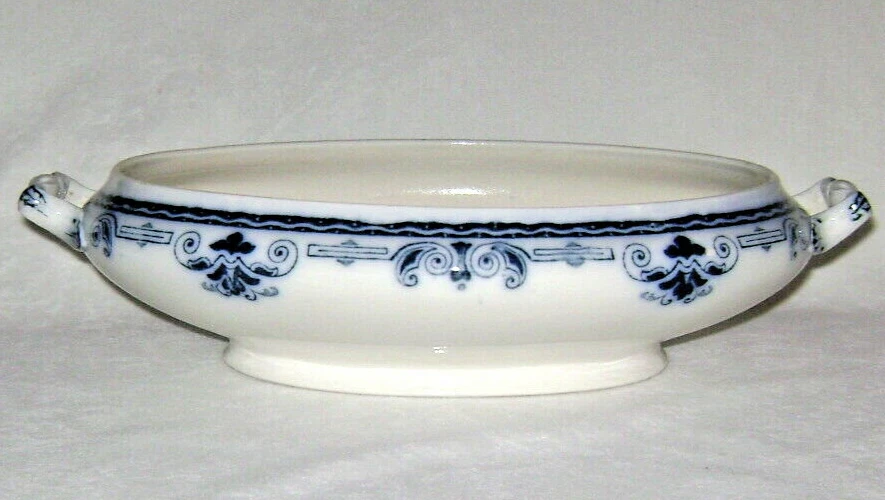 Cuenco para servir 1915 patrón real de Albion Bourne Leigh Pottery England Foto 1 de 4