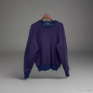 Rag & Bone Men Striped Crewneck Sweater Navy Xl - Picture 1 of 6