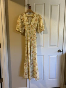 Shop Doen 100 % Ramie Orchard Wisteria Dress - Picture 1 of 6