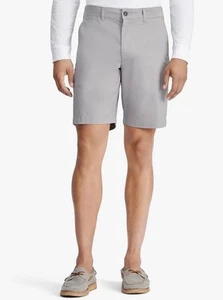 Gray Size 40 IZOD Men’s Relaxed Flat Front Casual Classic Shorts Stretch - Picture 1 of 5