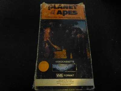 Planet of the Apes (1968) VHS Magnetic Video Charlton Heston 1980 RARE - Image 1 of 4