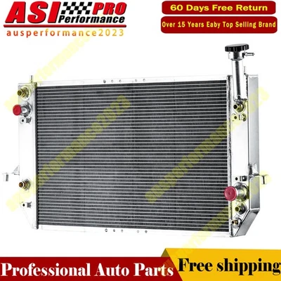 4Rows Aluminum Radiator Fit 1996-2005 2000 Chevy Astro GMC Safari 4.3L V6 GAS AT - Imagem 1 de 4
