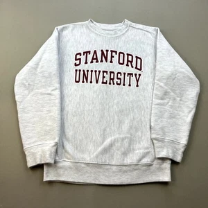 Stanford University Sweatshirt Youth Medium Gray Champion Reverse Weave College - Picture 1 of 9