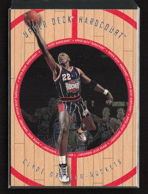 1998 Upper Deck Hardcourt #69 Clyde Drexler Houston Rockets Near Mint or Better - Image 1 of 2