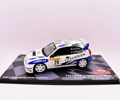 modellino auto rally scala 1:43 toyota corolla WRC collezione modellismo diecast - Immagine 1 di 4