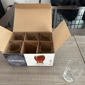 6er Set Luminarc Craft Brew 6-5,75 Unzen Gläser. Brandneu im Karton USA! - Bild 1 von 6