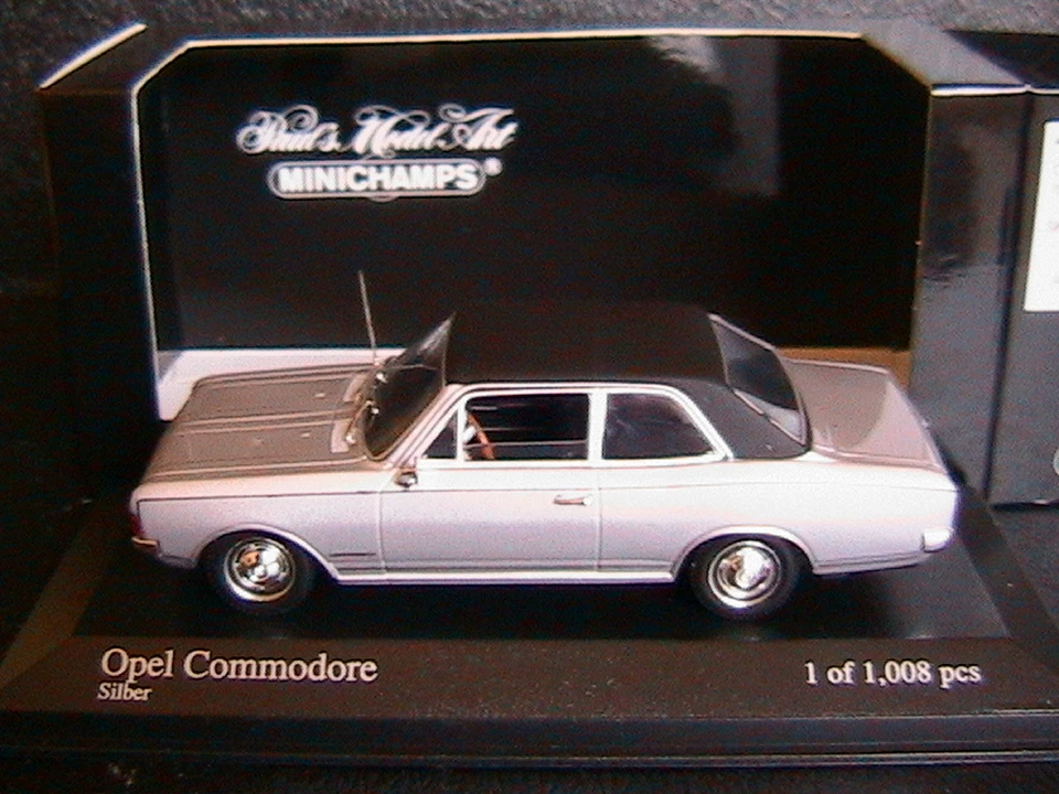 OPEL COMMODORE 6 1970 PLATA METÁLICA MINICHAMPS 430046162 1/43 SILBER ARGENTE - Imagen 1 de 1