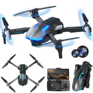 X6 PRO Drohne mit Camera Mini Faltbare FPV Drohne Motor RC Kamera Quadrocopter - Bild 1 von 16