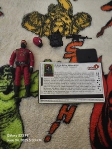 Figura de acción de colección GI Joe 2005 Crimson Guard V6 completa con FC - Imagen 1 de 2